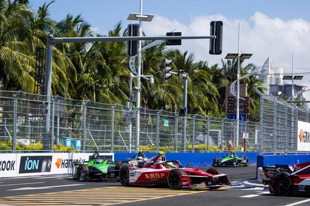 2026 FORMULA E SANYA ePRIX 01 ROWLAND Oliver (gbr), Nissan Formula E Team, Nissan e-4ORCE 05, action during the 2026 Sanya ePrix, 11th round of the 2025-26 ABB FIA Formula E World Championship, WM, Weltmeisterschaft on the Sanya Street Circuit from June 18 to 20, 2026 in Sanya, China - SanyaChina  Copyright: xJULIENxDELFOSSEx