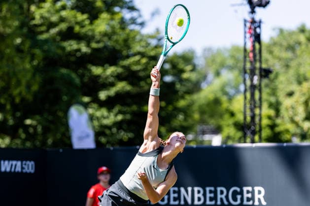 BAD HOMBURG, GERMANY - JUNE 20: Diane Parry (FRA) during the Bad Homburg Open powered by Solarwatt Singles match between Diane Parry (FRA) vs Aoi Ito (JPN) at Kurpark Bad Homburg on June 20, 2026 in Bad Homburg, Germany. Hessen Germany Copyright: xSteffiexWunderlx