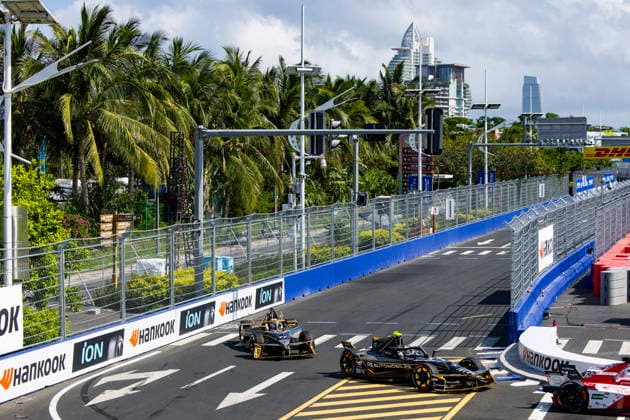 2026 FORMULA E SANYA ePRIX 07 GUNTHER Maximilian (ger), DS Penske, DS E-Tense FE25, action during the 2026 Sanya ePrix, 11th round of the 2025-26 ABB FIA Formula E World Championship, WM, Weltmeisterschaft on the Sanya Street Circuit from June 18 to 20, 2026 in Sanya, China - SanyaChina  Copyright: xJULIENxDELFOSSEx