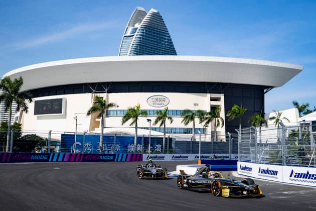 2026 FORMULA E SANYA ePRIX 77 BARNARD Taylor (gbr), DS Penske, DS E-Tense FE25, action during the 2026 Sanya ePrix, 11th round of the 2025-26 ABB FIA Formula E World Championship, WM, Weltmeisterschaft on the Sanya Street Circuit from June 18 to 20, 2026 in Sanya, China - SanyaChina  Copyright: xJULIENxDELFOSSEx