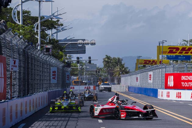 2026 FORMULA E SANYA ePRIX 23 NATO Norman (fra), Nissan Formula E Team, Nissan e-4ORCE 05, action start, depart during the 2026 Sanya ePrix, 11th round of the 2025-26 ABB FIA Formula E World Championship, WM, Weltmeisterschaft on the Sanya Street Circuit from June 18 to 20, 2026 in Sanya, China - SanyaChina  Copyright: xCLEMENTxLUCKx