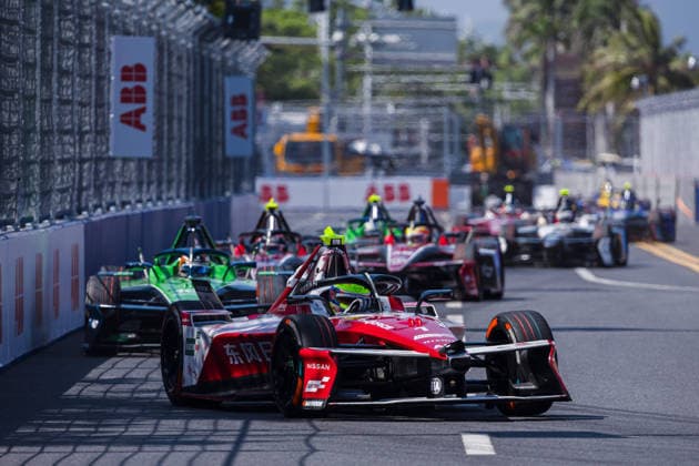 2026 FORMULA E SANYA ePRIX 01 ROWLAND Oliver (gbr), Nissan Formula E Team, Nissan e-4ORCE 05, action during the 2026 Sanya ePrix, 11th round of the 2025-26 ABB FIA Formula E World Championship, WM, Weltmeisterschaft on the Sanya Street Circuit from June 18 to 20, 2026 in Sanya, China - SanyaChina  Copyright: xCLEMENTxLUCKx
