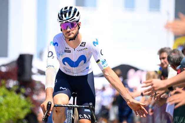 Baloise Belgium Tour 2026 Stage 4 AARSCHOT, BELGIUM - JUNE 20 : Moro Manlio (ITA) of Movistar Team before the start of the race during stage 4 of the 95th edition of Baloise Tour of Belgium an UCI ProSeries 2.Pro cycling road race stage for Men Elite of 183.5 km with start in Begijnendijk and finish in Aarschot on June 20, 2026 in Aarschot, Belgium, 20 06 2026 ( Motordriver Stephan Boone - Aarschot Belgium  Copyright: xTomasxSiskx
