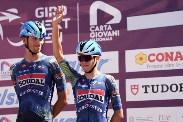 Brazil s Henrique Ribeiro Bravo of Soudal Quick-Step Devo Team during Stage 7 of the Giro Next Gen 2026, from Sulmona to Piana delle Mele (Guardiagrele), Italy, Saturday, June 20, 2026.  Copyright: xMassimoxPaolone LaPressex