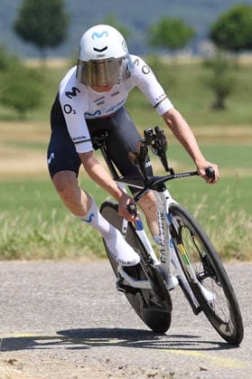 20.06.2026 Aarburg AG, SCHWEIZ, Tour de Suisse Women 4.Etappe Aarburg - Aarburg Einzelzeitfahren Marlene Reusser SUI Team Movistar *** June 20, 2026, Aarburg AG, SWITZERLAND, Tour de Suisse Women, Stage 4 