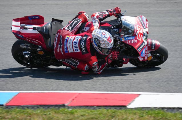 Czech Republic motorcycle Grand Prix, MotoGP World Championship, WM, Weltmeisterschaft qualification MotoGP, in Brno, Czech Republic, on June 20, 2026. Marc Marquez of Spain, Ducati Lenovo Team. (CTKxPhoto LubosxPavlicek) CTKPhotoP2026062003022  CTKPhotoP2026062003022