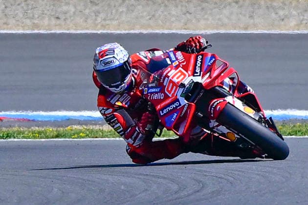 Czech Republic motorcycle Grand Prix, MotoGP World Championship, WM, Weltmeisterschaft qualification MotoGP, in Brno, Czech Republic, on June 20, 2026. Marc Marquez of Spain, Ducati Lenovo Team. (CTKxPhoto VaclavxSalek) CTKPhotoP2026062003065  CTKPhotoP2026062003065