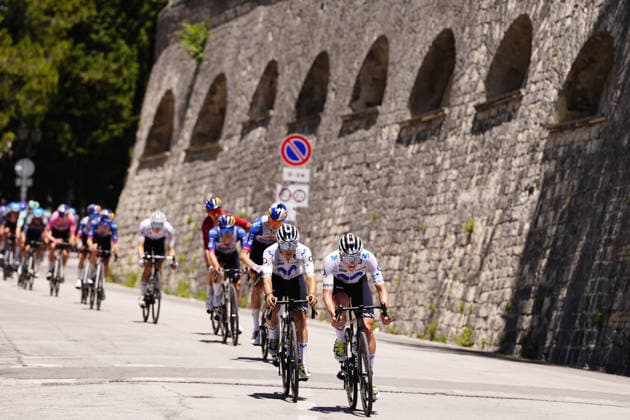 The race during Stage 7 of the Giro Next Gen 2026, from Sulmona to Piana delle Mele (Guardiagrele), Italy, Saturday, June 20, 2026.  Copyright: xFabioxFerrari LaPressex