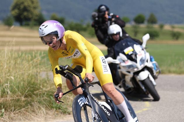 20.06.2026 Aarburg AG, SCHWEIZ, Tour de Suisse Women 4.Etappe Aarburg - Aarburg Einzelzeitfahren Elisa Longo Borghini ITA Team UAE ADQ *** June 20, 2026, Aarburg AG, SWITZERLAND, Tour de Suisse Women, Stage 4 