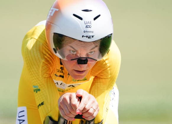 20.06.2026 Aarburg Schweiz Tour de Suisse Women.Einzelzeitfahrern Aarburg - Aarburg, Bild, Elisa Longo Borghini ITA Team UAD E mirates Aktion Einzelbild *** June 20, 2026, Aarburg, Switzerland, Tour de Suisse Womens Individual Time Trial, Aarburg, Aarburg, Photo, Elisa Longo Borghini (ITA), Team UAD Emirates, Action, Single Frame,detected_source_language 