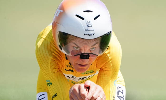 20.06.2026 Aarburg Schweiz Tour de Suisse Women.Einzelzeitfahrern Aarburg - Aarburg, Bild, Elisa Longo Borghini ITA Team UAD E mirates Aktion Einzelbild *** June 20, 2026, Aarburg, Switzerland, Tour de Suisse Womens Individual Time Trial, Aarburg, Aarburg, Photo, Elisa Longo Borghini (ITA), Team UAD Emirates, Action, Single Frame,detected_source_language 
