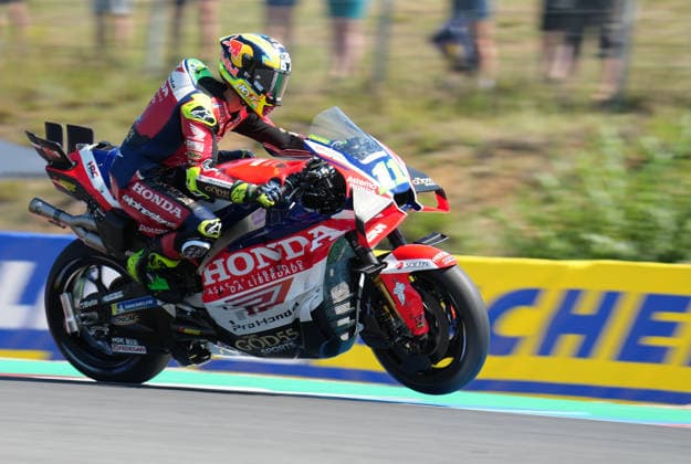 Czech Republic motorcycle Grand Prix, MotoGP World Championship, WM, Weltmeisterschaft qualification MotoGP, in Brno, Czech Republic, on June 20, 2026. Diogo Moreira of Brasil, LCR Honda Team. (CTKxPhoto LubosxPavlicek) CTKPhotoP2026062003101  CTKPhotoP2026062003101