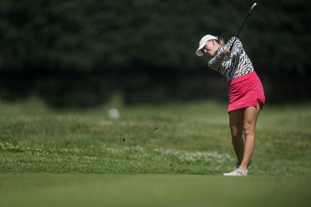 EEMNES, NETHERLANDS - JUNE 19: Vanessa Knecht of Switzerland plays her second shot on the 9th hole fairway during Round 1 of the 2026 Dutch Ladies Open at Goyer Golf & Country Club on June 19, 2026 in Eemnes, Netherlands. Credit: Andy Astfalck NurPhoto Netherlands Copyright: xAndyxAstfalckx