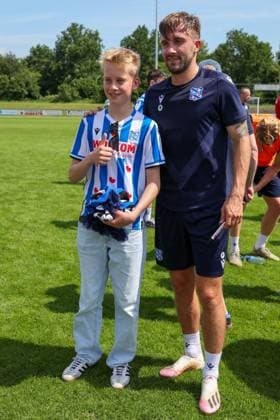 HEERENVEEN , 20-06-2026 , Sportpark SkoatterwÃ¢ld , season 2026 2026 , Dutch Eredivisie football , first training of new season , picture shows, SC Heerenveen player Dylan Vente First training SC Heerenveen season 2026-2027  x204495911x Copyright: