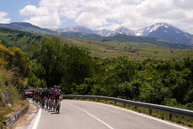 The race during Stage 7 of the Giro Next Gen 2026, from Sulmona to Piana delle Mele (Guardiagrele), Italy, Saturday, June 20, 2026.  Copyright: xFabioxFerrari LaPressex