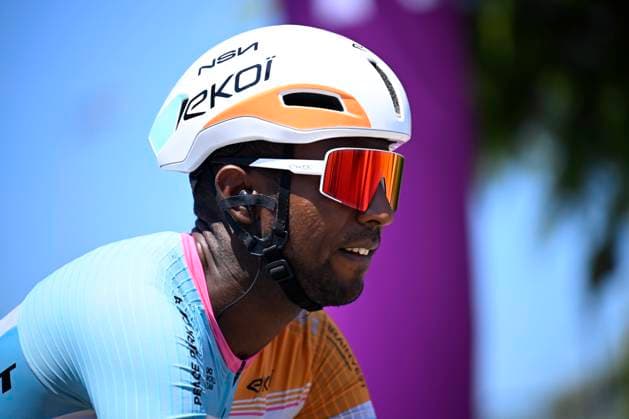 Baloise Belgium Tour 2026 Stage 4 AARSCHOT, BELGIUM - JUNE 20 : Girmay Biniam (ERI) of NSN Cycling Team before the start of the race during stage 4 of the 95th edition of Baloise Tour of Belgium an UCI ProSeries 2.Pro cycling road race stage for Men Elite of 183.5 km with start in Begijnendijk and finish in Aarschot on June 20, 2026 in Aarschot, Belgium, 20 06 2026 ( Motordriver Stephan Boone - Aarschot Belgium  Copyright: xTomasxSiskx