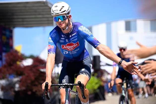 Baloise Belgium Tour 2026 Stage 4 AARSCHOT, BELGIUM - JUNE 20 : Del Grosso Tibor (NED) of Alpecin Premier Tech before the start of the race during stage 4 of the 95th edition of Baloise Tour of Belgium an UCI ProSeries 2.Pro cycling road race stage for Men Elite of 183.5 km with start in Begijnendijk and finish in Aarschot on June 20, 2026 in Aarschot, Belgium, 20 06 2026 ( Motordriver Stephan Boone - Aarschot Belgium  Copyright: xTomasxSiskx