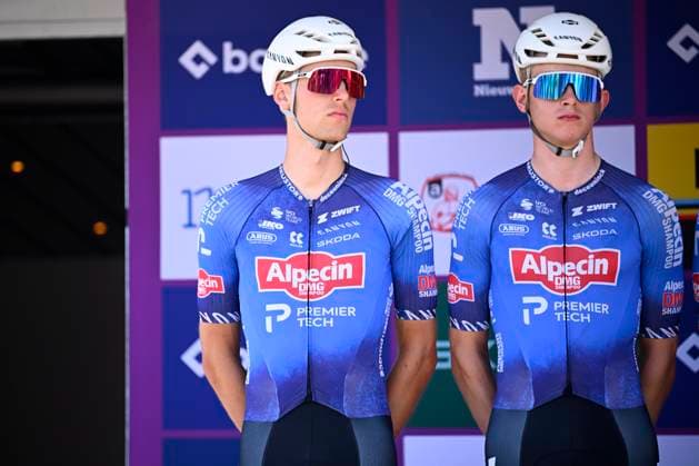 Baloise Belgium Tour 2026 Stage 4 AARSCHOT, BELGIUM - JUNE 20 : Marsman Tim (NED) of Alpecin Premier Tech on the podium before the start of race during stage 4 of the 95th edition of Baloise Tour of Belgium an UCI ProSeries 2.Pro cycling road race stage for Men Elite of 183.5 km with start in Begijnendijk and finish in Aarschot on June 20, 2026 in Aarschot, Belgium, 20 06 2026 ( Motordriver Stephan Boone - Aarschot Belgium  Copyright: xTomasxSiskx