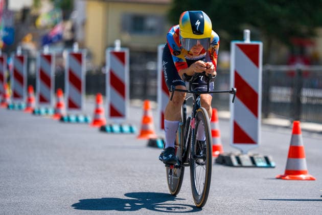 AARBURG, SWITZERLAND - JUNE 20: Steffi Haberlin of Switzerland and Team SD Worx - Protime in action during the 89th Tour de Suisse 2026 on June 20, 2026 in Aarburg, Switzerland. *** AARBURG, SWITZERLAND, JUNE 20 Steffi Haberlin of Switzerland and Team SD Worx Protime in action during the 89th Tour de Suisse 2026 on June 20, 2026, in Aarburg, Switzerland,detected_source_language Copyright: xJustPictures.ch PascalxvonxBürenx jp-en-EuSpIm-Pavo_Fotografie-07532