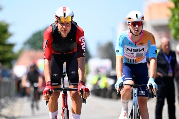 Baloise Belgium Tour 2026 Stage 4 AARSCHOT, BELGIUM - JUNE 20 : Van Der Hoorn Taco (NED) of Lotto Intermarche before the start of the race during stage 4 of the 95th edition of Baloise Tour of Belgium an UCI ProSeries 2.Pro cycling road race stage for Men Elite of 183.5 km with start in Begijnendijk and finish in Aarschot on June 20, 2026 in Aarschot, Belgium, 20 06 2026 ( Motordriver Stephan Boone - Aarschot Belgium  Copyright: xTomasxSiskx