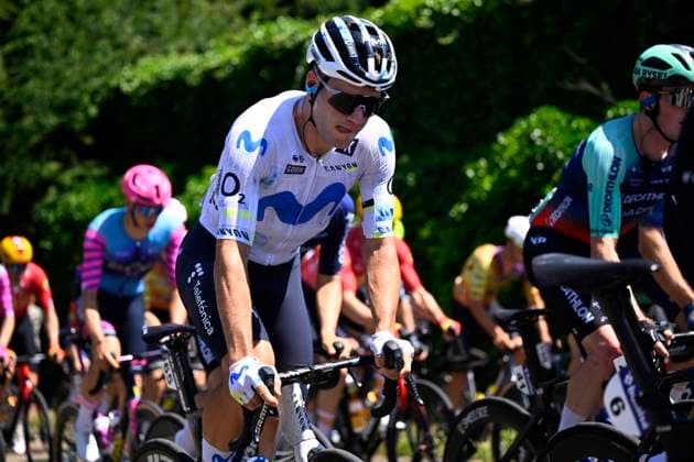 Baloise Belgium Tour 2026 Stage 4 AARSCHOT, BELGIUM - JUNE 20 : Milesi Lorenzo (ITA) of Movistar Team in action during stage 4 of the 95th edition of Baloise Tour of Belgium an UCI ProSeries 2.Pro cycling road race stage for Men Elite of 183.5 km with start in Begijnendijk and finish in Aarschot on June 20, 2026 in Aarschot, Belgium, 20 06 2026 ( Motordriver Stephan Boone - Aarschot Belgium  Copyright: xTomasxSiskx