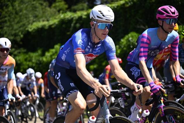 Baloise Belgium Tour 2026 Stage 4 AARSCHOT, BELGIUM - JUNE 20 : Del Grosso Tibor (NED) of Alpecin Premier Tech in action during stage 4 of the 95th edition of Baloise Tour of Belgium an UCI ProSeries 2.Pro cycling road race stage for Men Elite of 183.5 km with start in Begijnendijk and finish in Aarschot on June 20, 2026 in Aarschot, Belgium, 20 06 2026 ( Motordriver Stephan Boone - Aarschot Belgium  Copyright: xTomasxSiskx