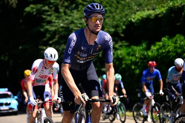 Baloise Belgium Tour 2026 Stage 4 AARSCHOT, BELGIUM - JUNE 20 : Van Moer Brent (BEL) of Pinarello Q36.5 Pro Cycling Team in action during stage 4 of the 95th edition of Baloise Tour of Belgium an UCI ProSeries 2.Pro cycling road race stage for Men Elite of 183.5 km with start in Begijnendijk and finish in Aarschot on June 20, 2026 in Aarschot, Belgium, 20 06 2026 ( Motordriver Stephan Boone - Aarschot Belgium  Copyright: xTomasxSiskx