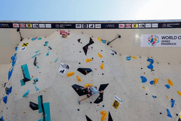 CLIMBING - World Climbing Series INNSBRUCK,AUSTRIA,20.JUN.26 - CLIMBING - World Climbing Series, lead. Image shows Yannick Nagel (GER).  GEPAxpictures xMarkoxVulic