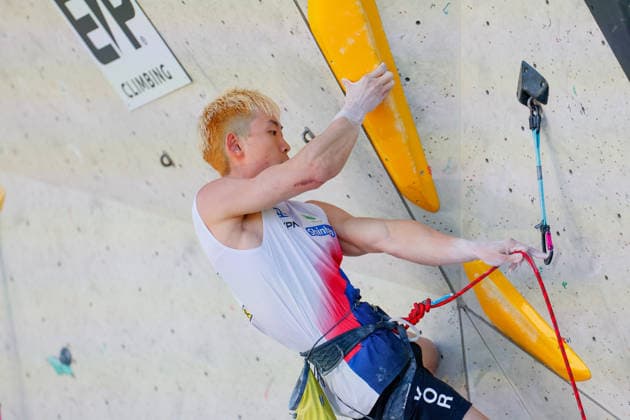 CLIMBING - World Climbing Series INNSBRUCK,AUSTRIA,20.JUN.26 - CLIMBING - World Climbing Series, lead. Image shows Joonha Shin (KOR).  GEPAxpictures xMarkoxVulic
