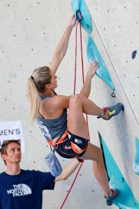 CLIMBING - World Climbing Series INNSBRUCK,AUSTRIA,20.JUN.26 - CLIMBING - World Climbing Series, lead. Image shows Jessica Pilz (AUT).  GEPAxpictures xMarkoxVulic