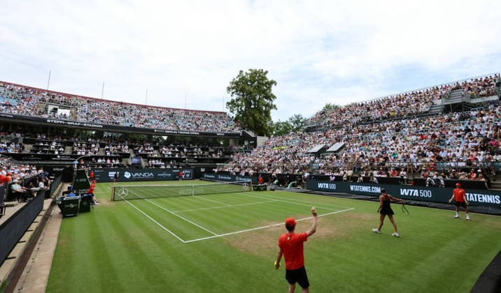 Aryna Sabalenka (BLR) vs Jessica Pegula (USA) Steffi Graf Stadion Center Court Sportstätte Übersicht Totale VANDA Pharmaceuticals Berlin Tennis Open Damen 20.06.2026 *** Aryna Sabalenka (BLR) vs. Jessica Pegula (USA) Steffi Graf Stadium Center Court Venue Overview Wide Shot Sports VANDA Pharmaceuticals Berlin Tennis Open Womens June 20, 2026,detected_source_language
