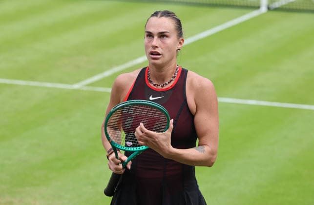 Aryna Sabalenka (BLR) Aktion Oberkörper VANDA Pharmaceuticals Berlin Tennis Open Damen 20.06.2026 *** Aryna Sabalenka BLR Action Upper Body Sports VANDA Pharmaceuticals Berlin Womens Tennis Open June 20, 2026,detected_source_language