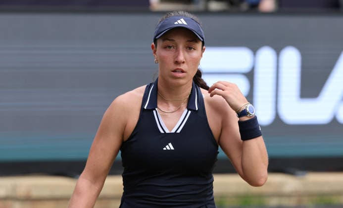 Jessica Pegula (USA) Aktion Oberkörper Portrait Porträt Einzelbild close up VANDA Pharmaceuticals Berlin Tennis Open Damen 20.06.2026 *** Jessica Pegula USA Action Upper Body Portrait Single Shot Close-up Sports VANDA Pharmaceuticals Berlin Tennis Open Womens June 20, 2026,detected_source_language