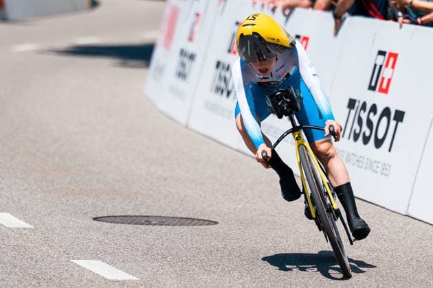 AARBURG, SWITZERLAND - JUNE 20: Sarah Van Dam of Canada and Team Visma Lease a Bike in action during the 89th Tour de Suisse 2026 on June 20, 2026 in Aarburg, Switzerland. *** AARBURG, SWITZERLAND, JUNE 20 — Sarah Van Dam of Canada and Team Visma Lease a Bike in action during the 89th Tour de Suisse 2026 on June 20, 2026, in Aarburg, Switzerland,detected_source_language Copyright: xJustPictures.ch PascalxvonxBürenx jp-en-EuSpIm-Pavo_Fotografie-07851