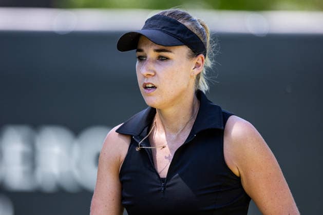 BAD HOMBURG, GERMANY - JUNE 20: Anna Blinkova during the Bad Homburg Open powered by Solarwatt Singles match between Anna Blinkova vs Julia Avdeeva at Kurpark Bad Homburg on June 20, 2026 in Bad Homburg, Germany. Hessen Germany Copyright: xSteffiexWunderlx