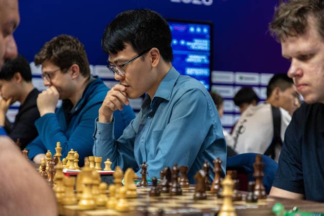 June 20, 2026, Hong Kong, Hong Kong, China: Chess Grandmaster LE QUANG LIEM (VNM) during a Blitz match at the 2026 FIDE World Team Rapid and Blitz Chess Championship in Hong Kong. Hong Kong China - ZUMAm298 0859598623st Copyright: xJamesxModestox