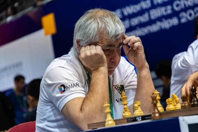 June 20, 2026, Hong Kong, Hong Kong, China: Chess Grandmaster VASYL IVANCHUK (UKR) during a Blitz match at the 2026 FIDE World Team Rapid and Blitz Chess Championship in Hong Kong. Hong Kong China - ZUMAm298 0859598627st Copyright: xJamesxModestox