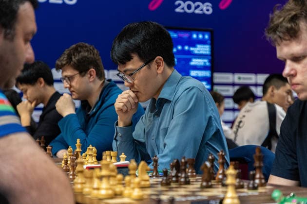 June 20, 2026, Hong Kong, Hong Kong, China: Chess Grandmaster LE QUANG LIEM (VNM) during a Blitz match at the 2026 FIDE World Team Rapid and Blitz Chess Championship in Hong Kong. Hong Kong China - ZUMAm298 0859598644st Copyright: xJamesxModestox