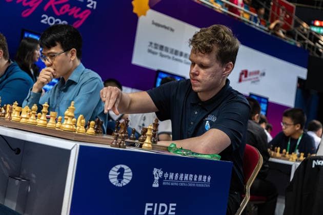 June 20, 2026, Hong Kong, Hong Kong, China: Chess Grandmaster VLADISLAV ARTEMIEV (RUS) during a Blitz match at the 2026 FIDE World Team Rapid and Blitz Chess Championship in Hong Kong. Hong Kong China - ZUMAm298 0859598646st Copyright: xJamesxModestox