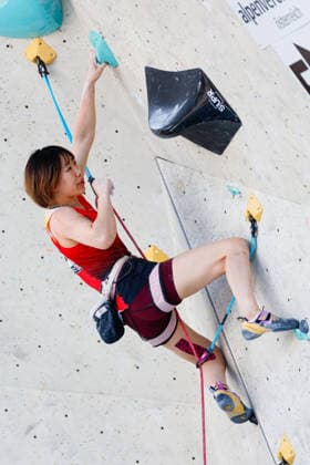 CLIMBING - World Climbing Series INNSBRUCK,AUSTRIA,20.JUN.26 - CLIMBING - World Climbing Series, lead. Image shows Yuetong Zhang (CHN).  GEPAxpictures xMarkoxVulic