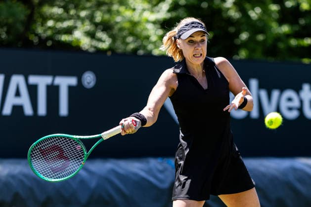 BAD HOMBURG, GERMANY - JUNE 20: Anna Blinkova during the Bad Homburg Open powered by Solarwatt Singles match between Anna Blinkova vs Julia Avdeeva at Kurpark Bad Homburg on June 20, 2026 in Bad Homburg, Germany. Hessen Germany Copyright: xSteffiexWunderlx