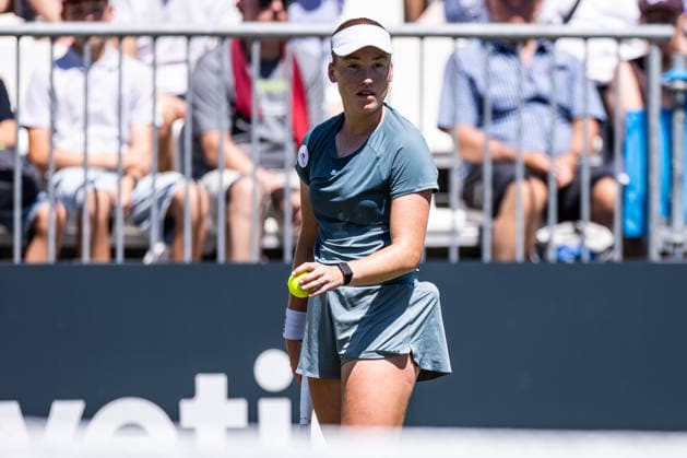 BAD HOMBURG, GERMANY - JUNE 20: Ella Seidel (GER) during the Bad Homburg Open powered by Solarwatt Singles match between Solana Sierra (ARG) vs Ella Seidel (GER) at Kurpark Bad Homburg on June 20, 2026 in Bad Homburg, Germany. Hessen Germany Copyright: xSteffiexWunderlx