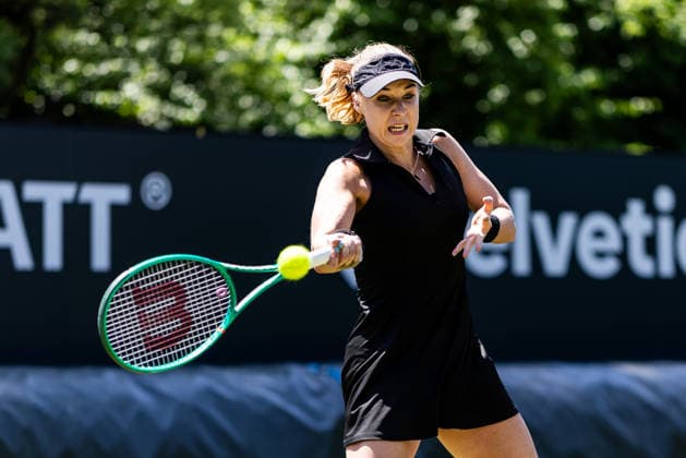 BAD HOMBURG, GERMANY - JUNE 20: Anna Blinkova during the Bad Homburg Open powered by Solarwatt Singles match between Anna Blinkova vs Julia Avdeeva at Kurpark Bad Homburg on June 20, 2026 in Bad Homburg, Germany. Hessen Germany Copyright: xSteffiexWunderlx