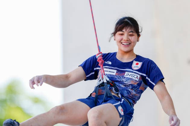 CLIMBING - World Climbing Series INNSBRUCK,AUSTRIA,20.JUN.26 - CLIMBING - World Climbing Series, lead. Image shows Yuno Harigae (JPN).  GEPAxpictures xMarkoxVulic