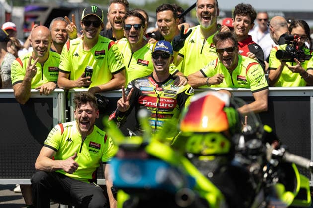 Foto IPP Enrico Schiavi Brno - Ostrova?ice 20-06-2025 MotoGP Gran Premio Motociclismo della Repubblica Ceca 2026 Qualifiche nella foto: Fabio Di Giannantonio - Pertamina Enduro VR46 Racing Team Brno - Ostrova?ice italy REPUBBLICA CECA ITALY  Copyright: xR4924_italyphotopressx
