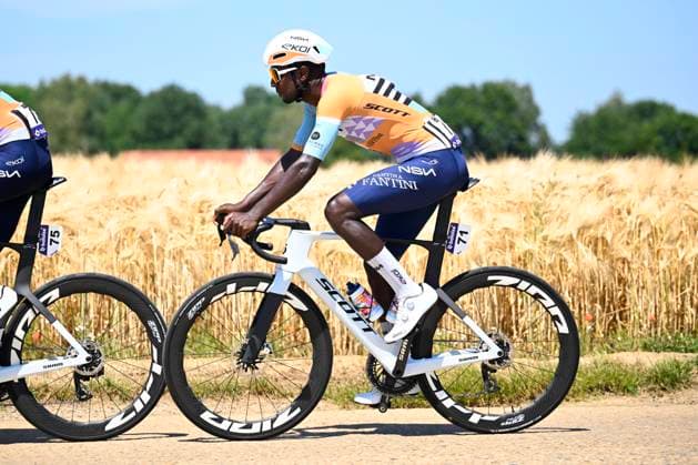 Baloise Belgium Tour 2026 Stage 4 AARSCHOT, BELGIUM - JUNE 20 : Girmay Biniam (ERI) of NSN Cycling Team in action during stage 4 of the 95th edition of Baloise Tour of Belgium an UCI ProSeries 2.Pro cycling road race stage for Men Elite of 183.5 km with start in Begijnendijk and finish in Aarschot on June 20, 2026 in Aarschot, Belgium, 20 06 2026 ( Motordriver Stephan Boone - Aarschot Belgium  Copyright: xTomasxSiskx