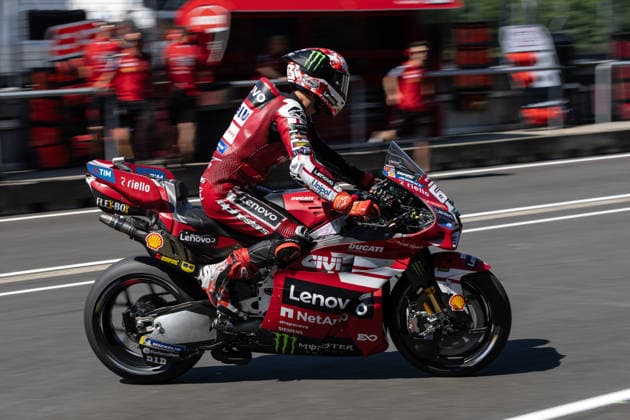 Foto IPP Enrico Schiavi Brno - Ostrova?ice 20-06-2025 MotoGP Gran Premio Motociclismo della Repubblica Ceca 2026 FP2 nella foto: Francesco Bagnaia - Ducati Lenovo Team Brno - Ostrova?ice italy REPUBBLICA CECA ITALY  Copyright: xR4924_italyphotopressx