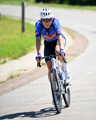 Baloise Belgium Tour 2026 Stage 4 AARSCHOT, BELGIUM - JUNE 20 : Philipsen Jasper (BEL) of Alpecin-Premier Tech in action during stage 4 of the 95th edition of Baloise Tour of Belgium an UCI ProSeries 2.Pro cycling road race stage for Men Elite of 183.5 km with start in Begijnendijk and finish in Aarschot on June 20, 2026 in Aarschot, Belgium, 20 06 2026 ( Motordriver Stephan Boone - Aarschot Belgium  Copyright: xTomasxSiskx