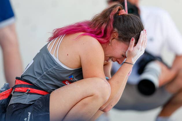 CLIMBING - World Climbing Series INNSBRUCK,AUSTRIA,20.JUN.26 - CLIMBING - World Climbing Series, lead. Image shows Julia Fiser (AUT).  GEPAxpictures xMarkoxVulic