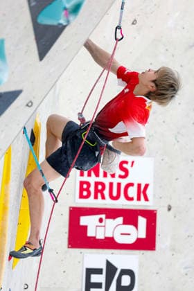 CLIMBING - World Climbing Series INNSBRUCK,AUSTRIA,20.JUN.26 - CLIMBING - World Climbing Series, lead. Image shows Yufei Pan (CHN).  GEPAxpictures xMarkoxVulic